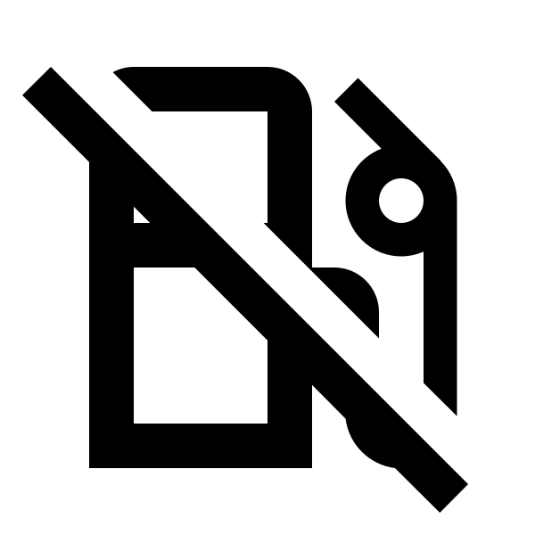 Gas Station Off Outline