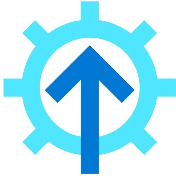 Gear Up Arrow Vector