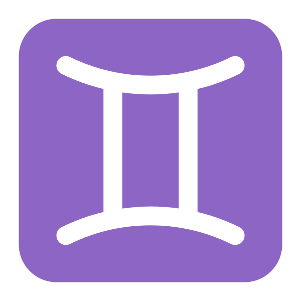 Gemini Flat Vector