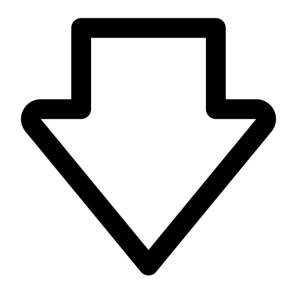 Geo Arrow Down Vector