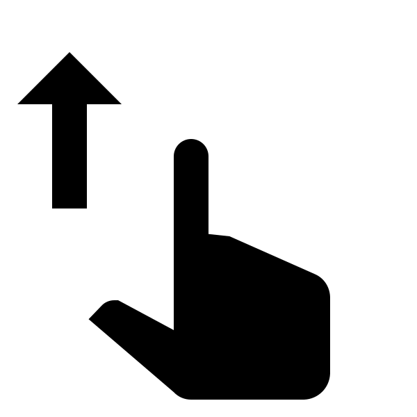 Gesture Swipe Up