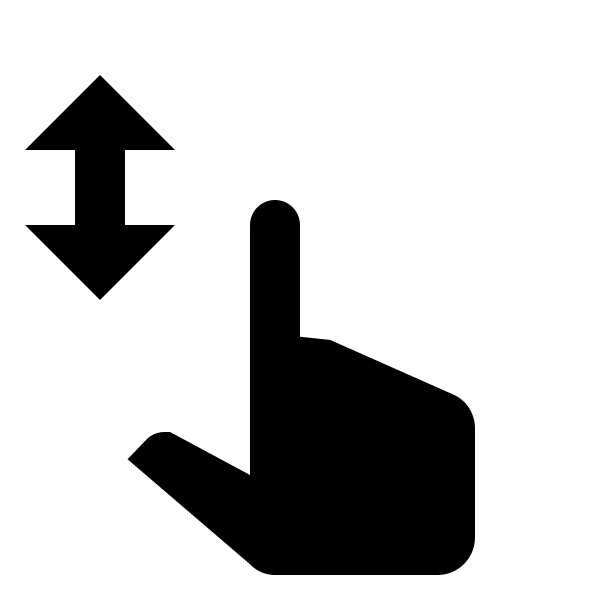 Gesture Swipe Vertical