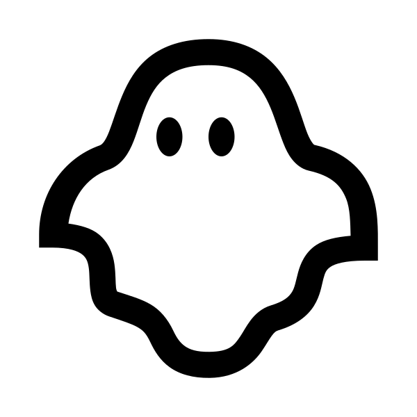 Ghost Solid Vector