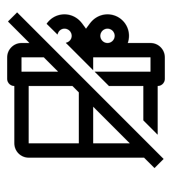 Gift Off Outline