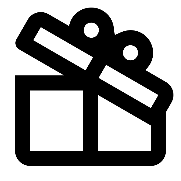 Gift Open Outline