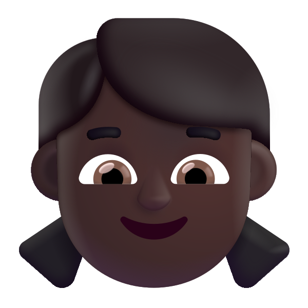 Girl Color Dark Vector