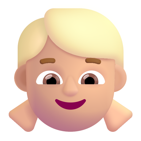 Girl Color Medium Light Vector