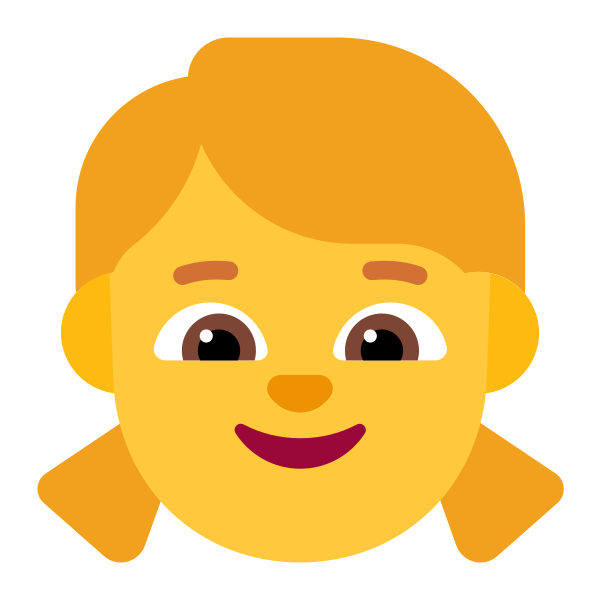 Girl Flat Default Vector