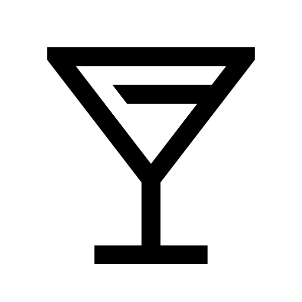 Glass Martini Solid