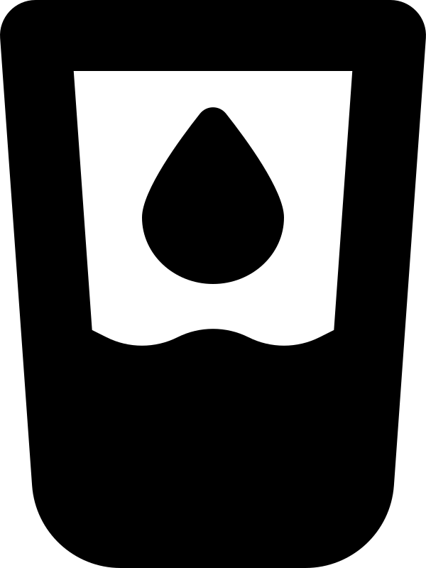 Glass Water Droplet