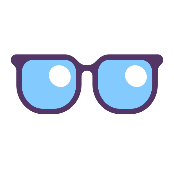 Glasses Flat