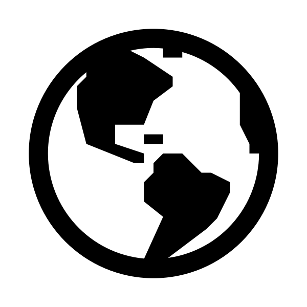 Globe Americas Solid Vector