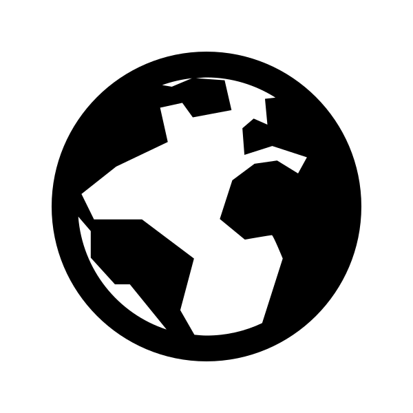 Globe Solid Vector