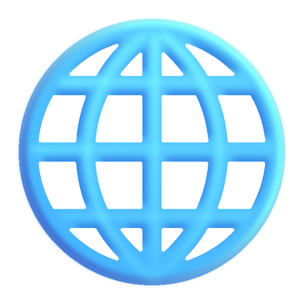 Globe With Meridians Color Vector