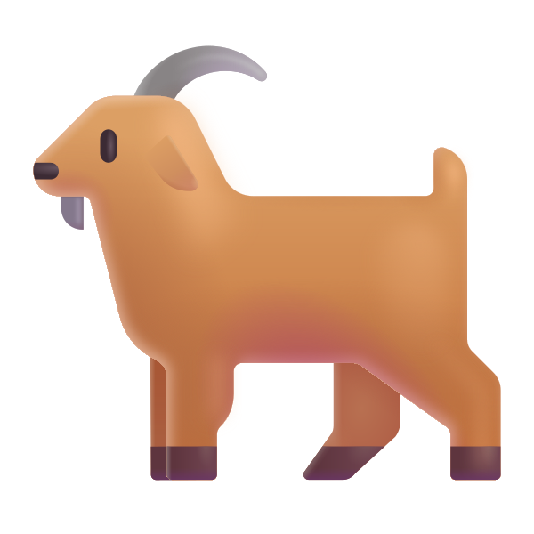 Goat Color Vector