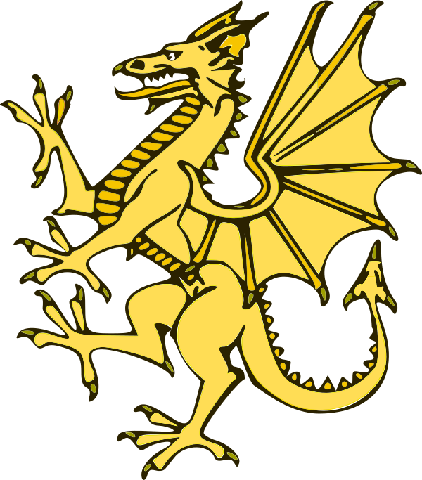 Golden Dragon War Flag Of Wales (created 1400)
