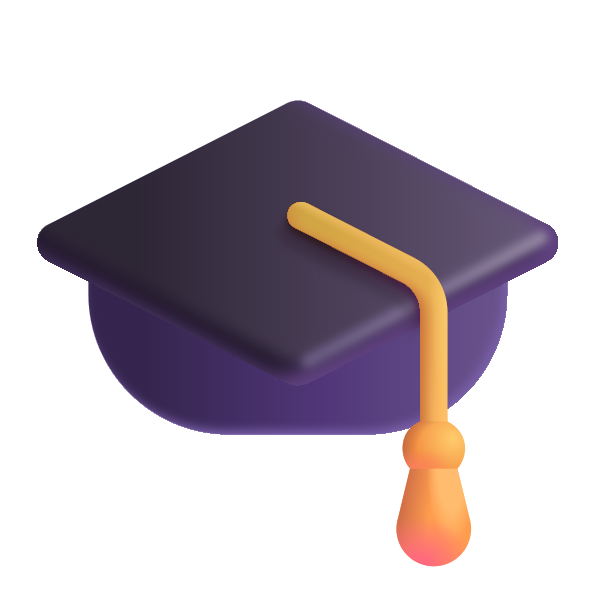 Graduation Cap Color Vector
