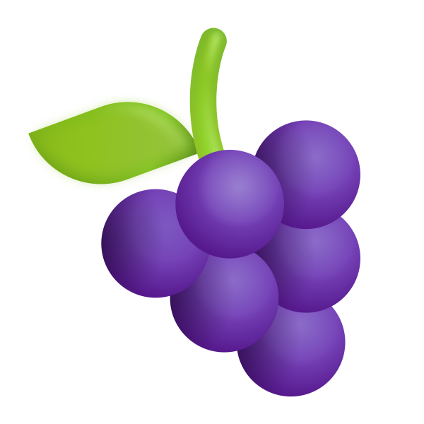 Grapes Color Vector