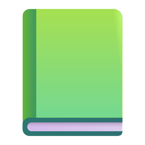 Green Book Color Vector