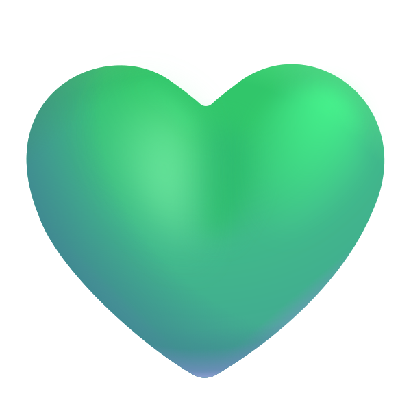 Green Heart Color