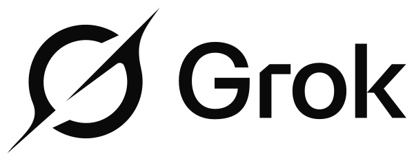 Grok Wordmark Light Vector