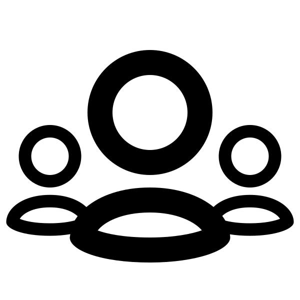 Group Outline Vector