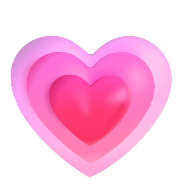 Growing Heart Color