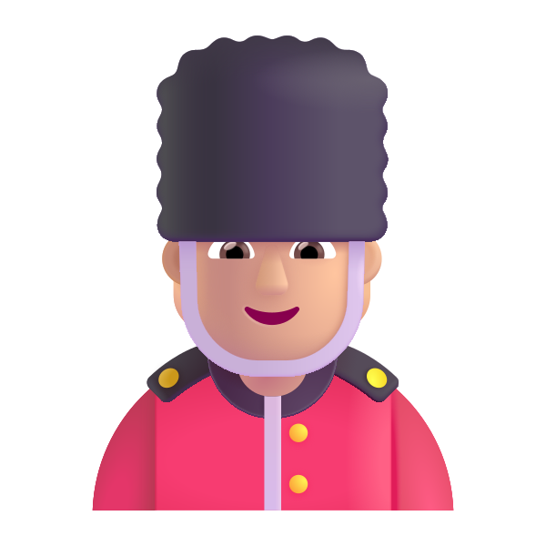 Guard Color Medium Light Vector