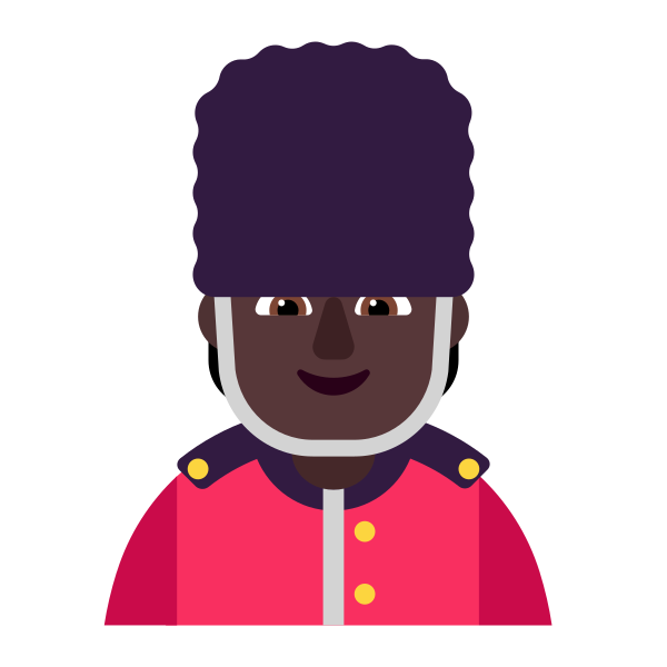 Guard Flat Dark Vector