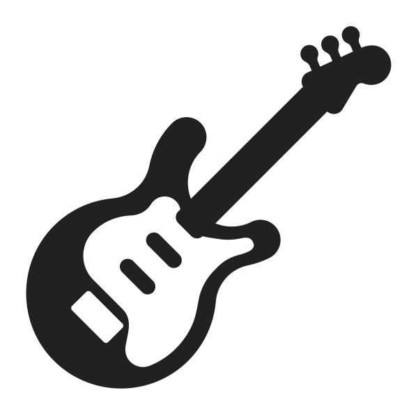 Guitar High Contrast