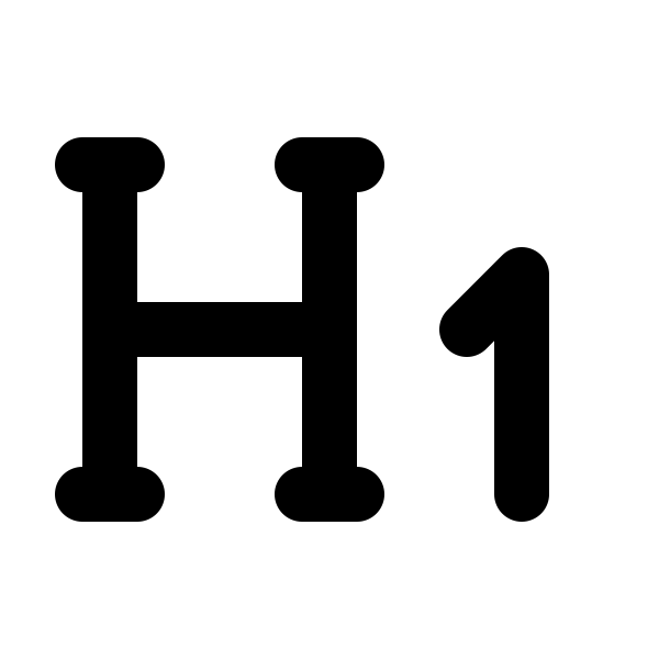 H 1