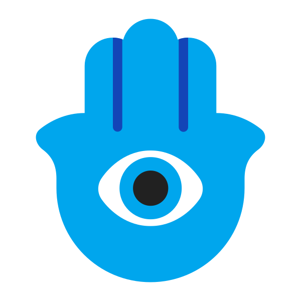 Hamsa Flat Vector