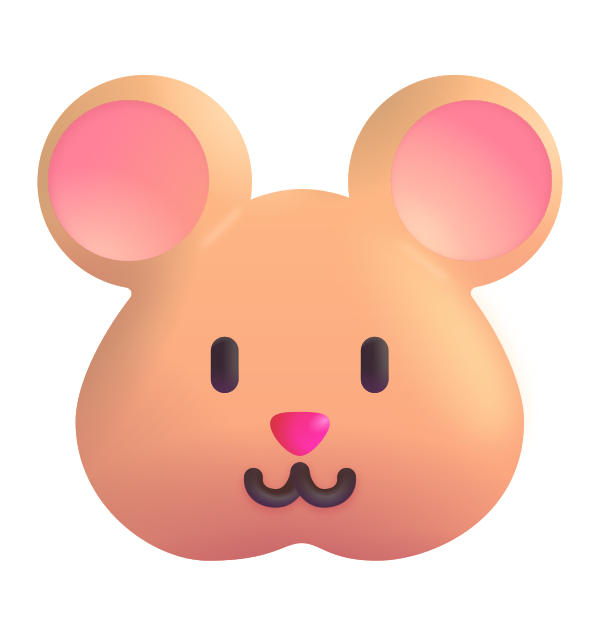 Hamster Color Vector