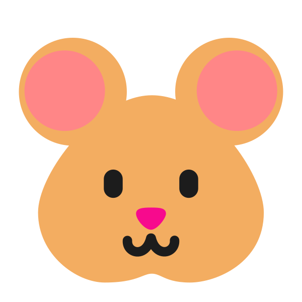 Hamster Flat Vector
