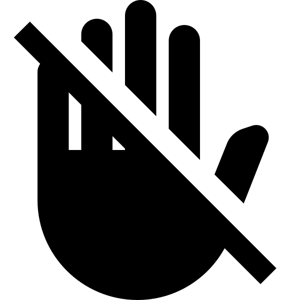 Hand Back Left Off