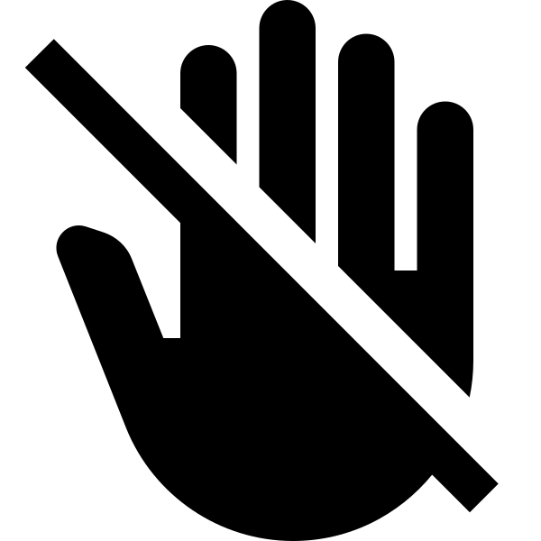 Hand Back Right Off
