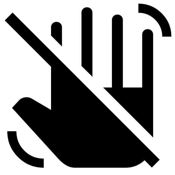 Hand Gesture Off Fill