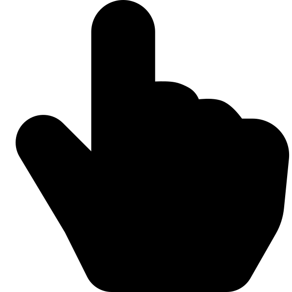 Hand Index Thumb Fill