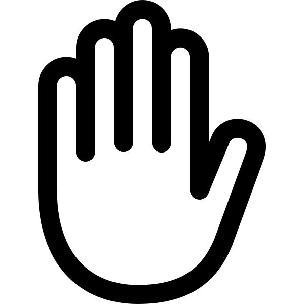 Hand Left Outline