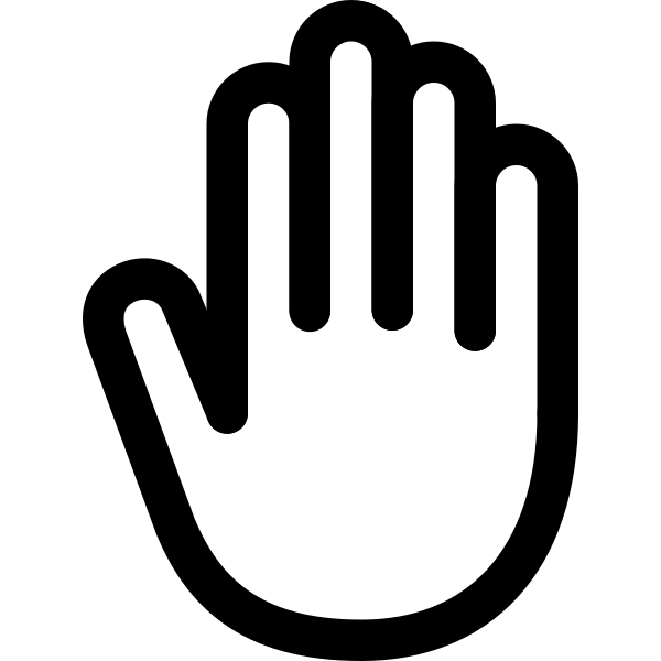 Hand Right Outline