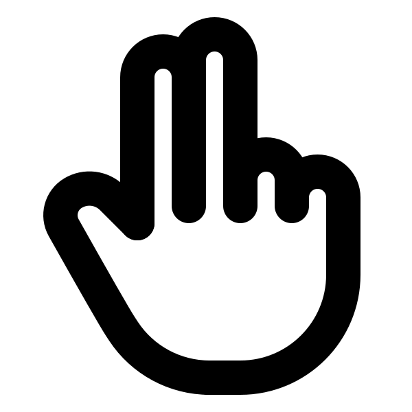 Hand Two Fingers
