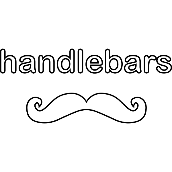 Handlebars Line Wordmark
