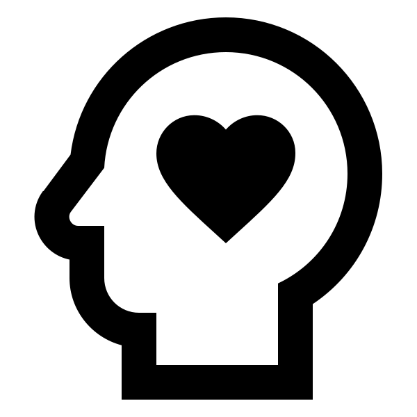 Head Heart Outline