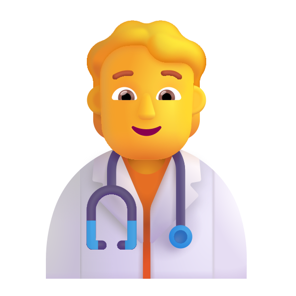 Health Worker Color Default Vector