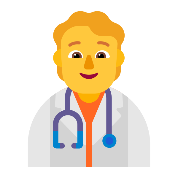 Health Worker Flat Default Vector