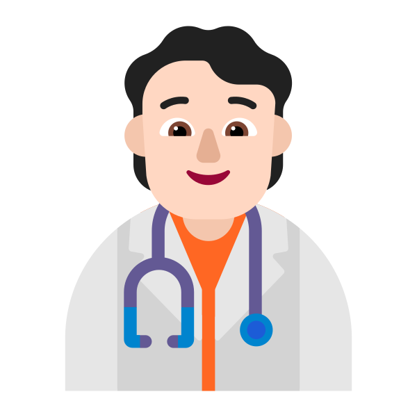 Health Worker Flat Light