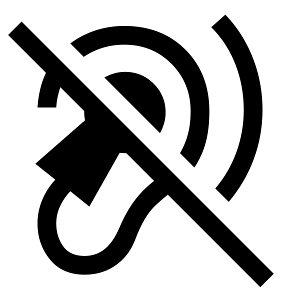 Hearing Aid Disabled Fill