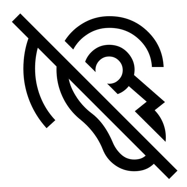 Hearing Aid Disabled Left