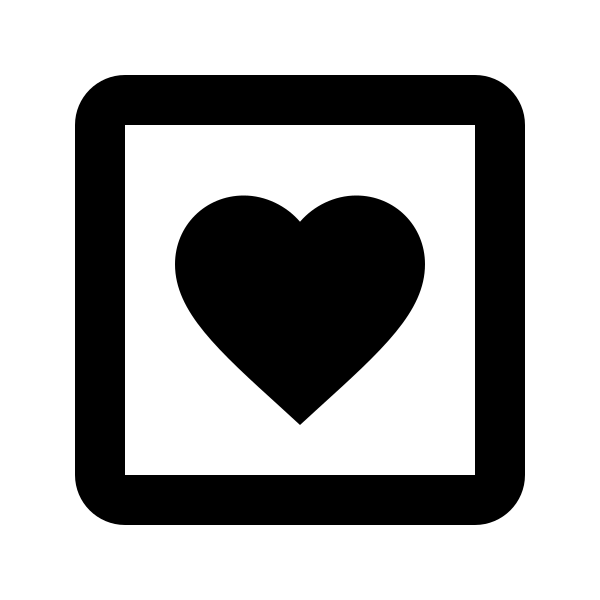Heart Box Outline