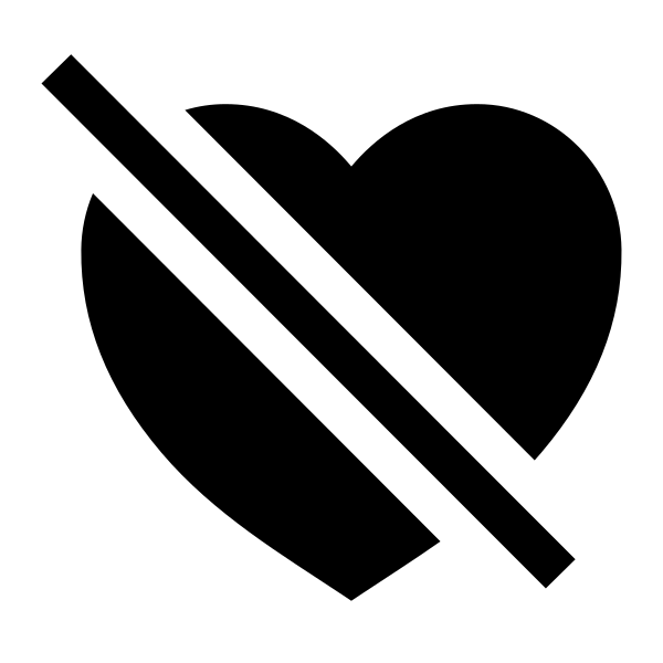 Heart Dislike Sharp